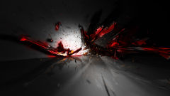 3d abstract red black explosion impressive