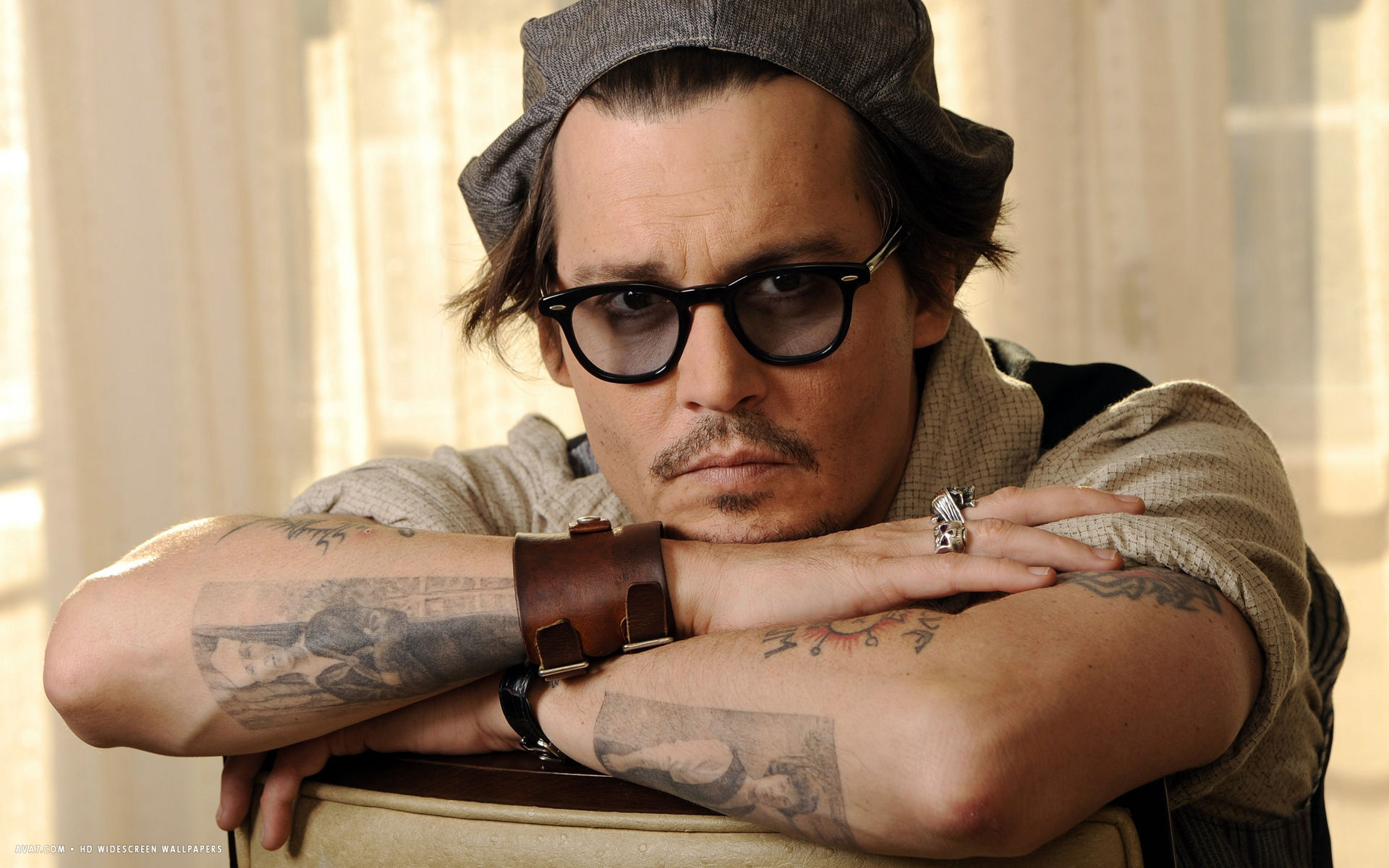 johnny depp actor hd widescreen wallpaper