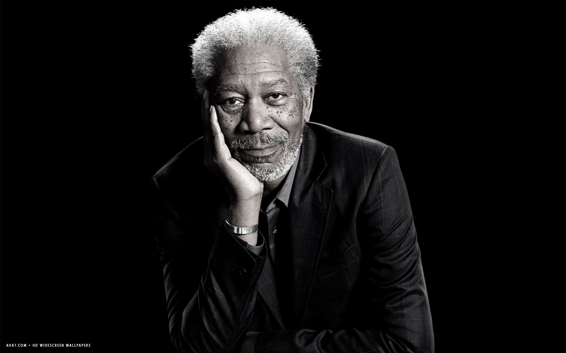 morgan freeman actor hd widescreen wallpaper