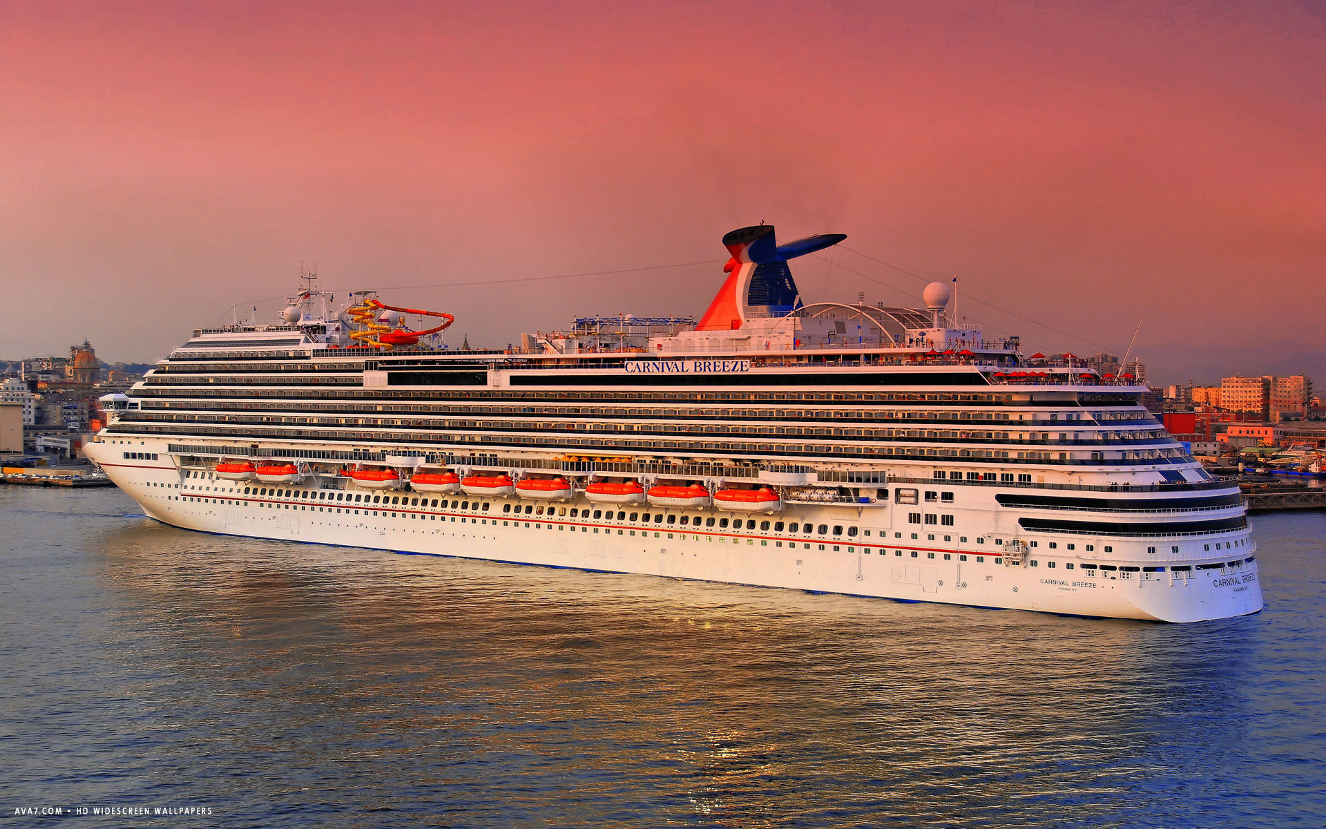 carnival breeze cruise ship hd widescreen wallpaper