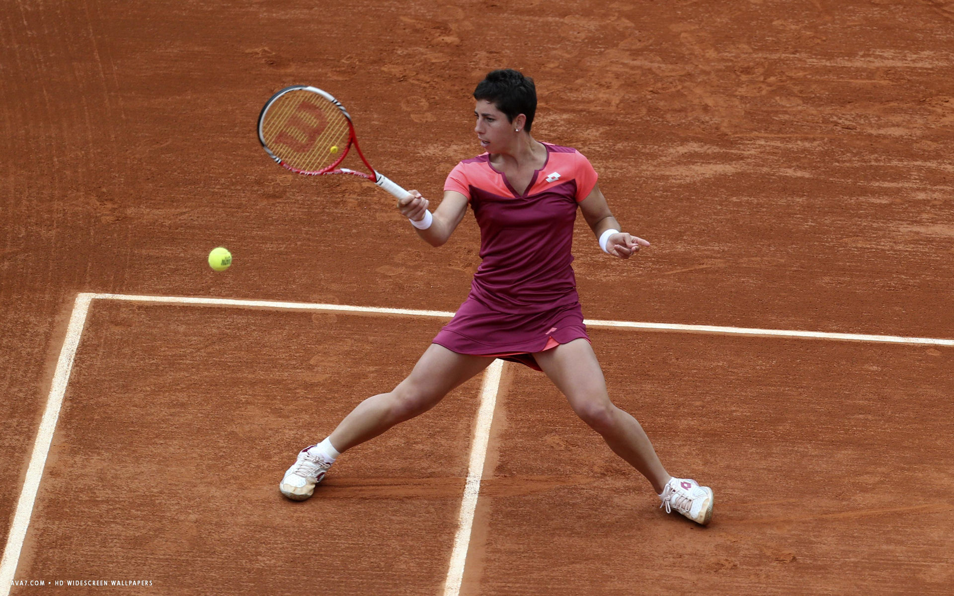 carla suarez navarro tennis player hd widescreen wallpaper