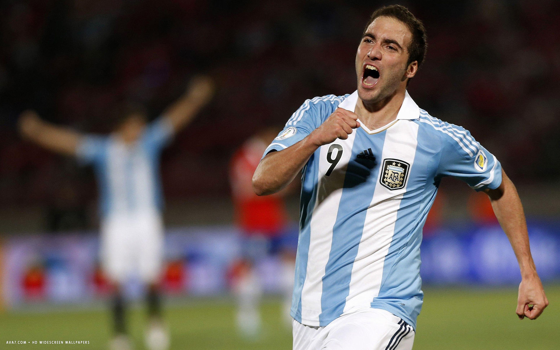 gonzalo higuain football player hd widescreen wallpaper