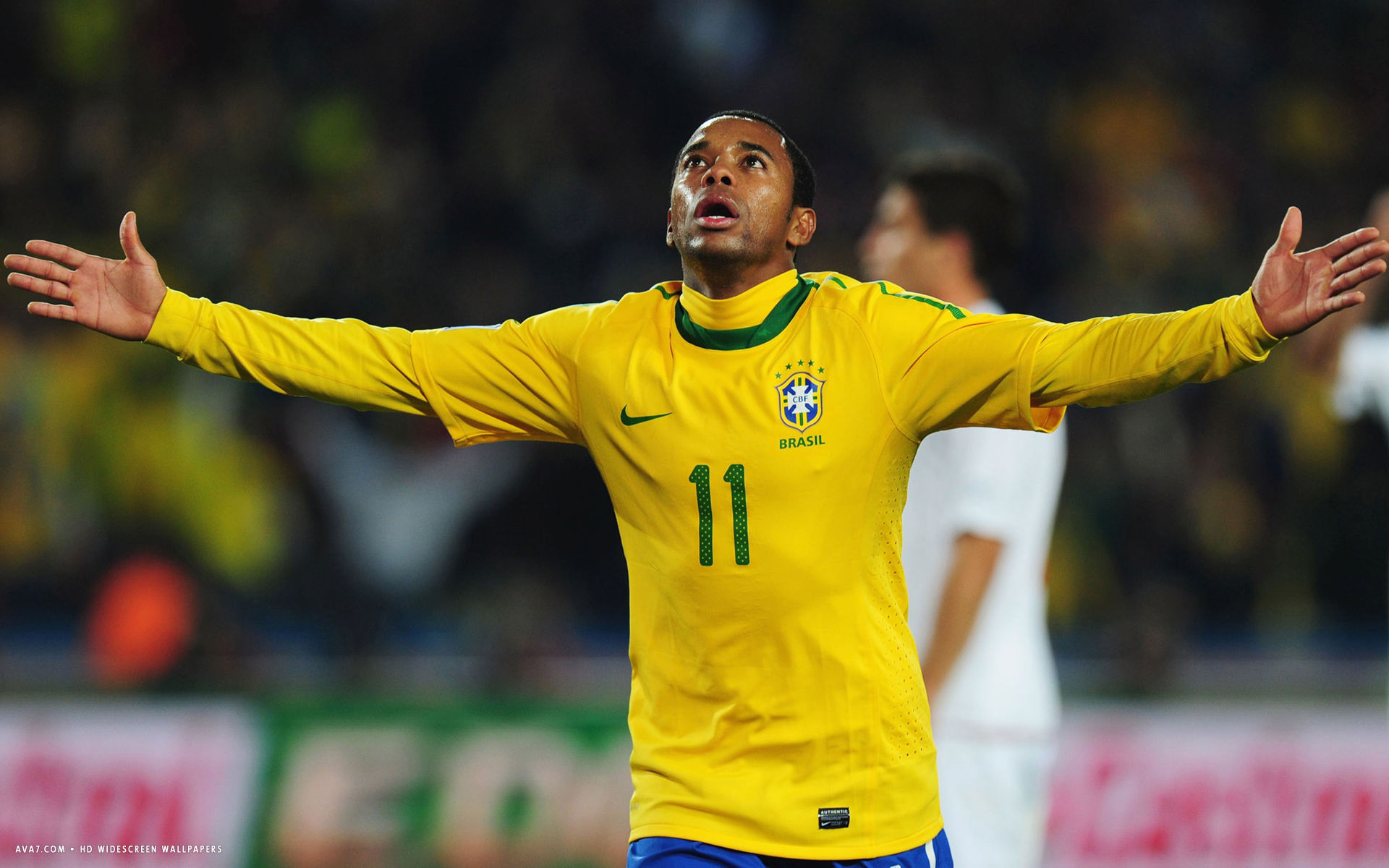 robinho football player hd widescreen wallpaper