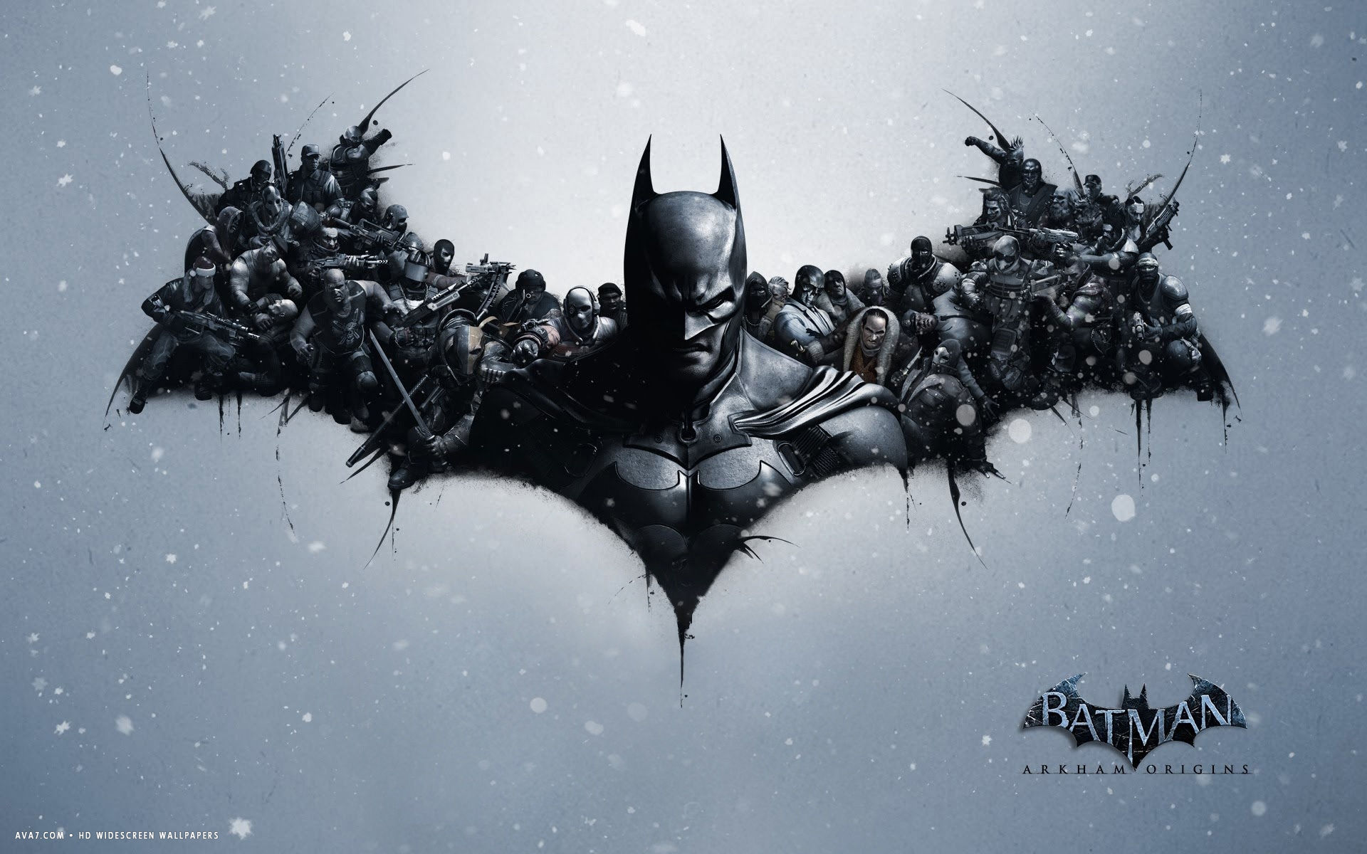 batman arkham origins game hd widescreen wallpaper