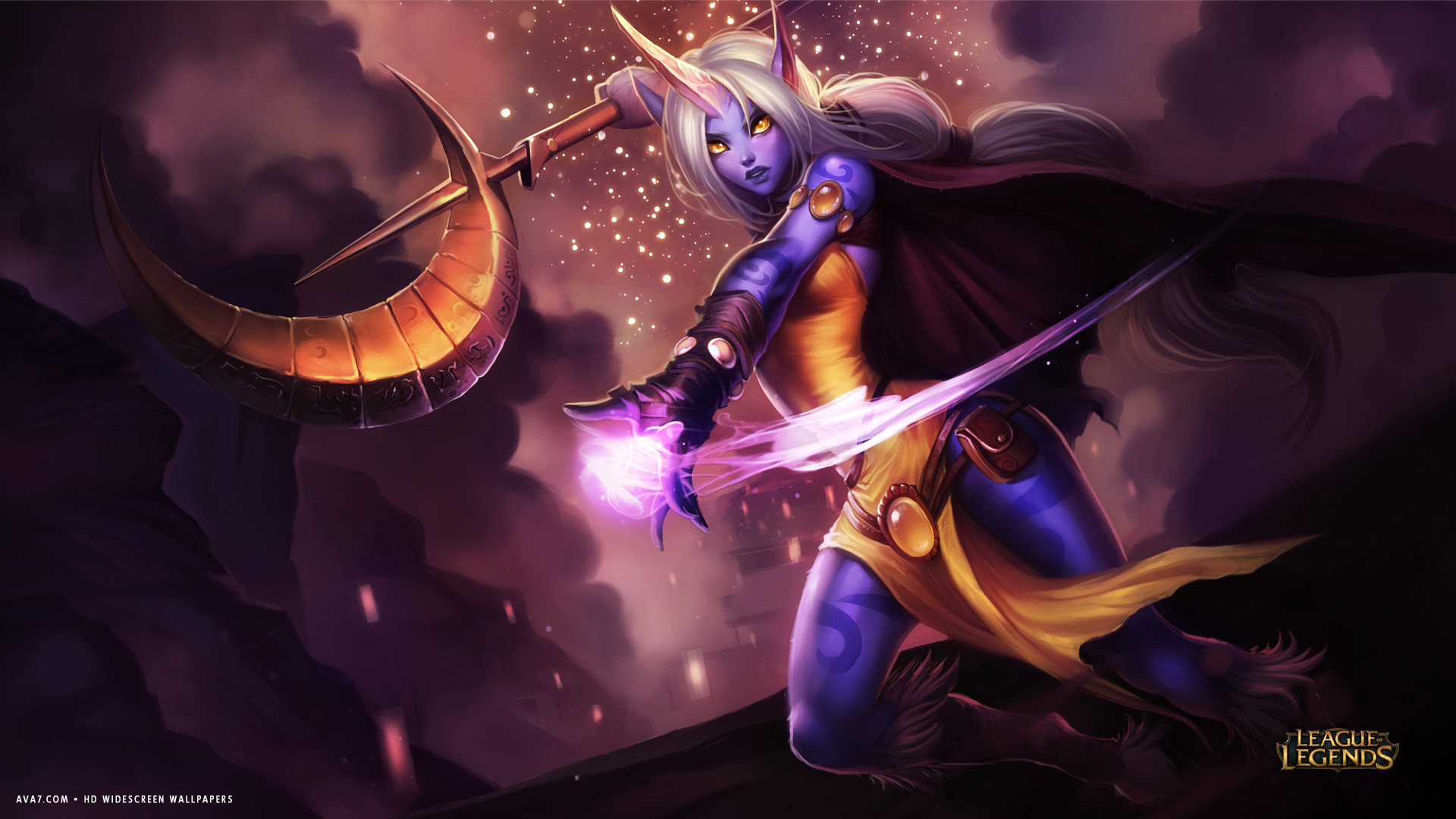 league of legends game lol soraka girl magic hd widescreen wallpaper