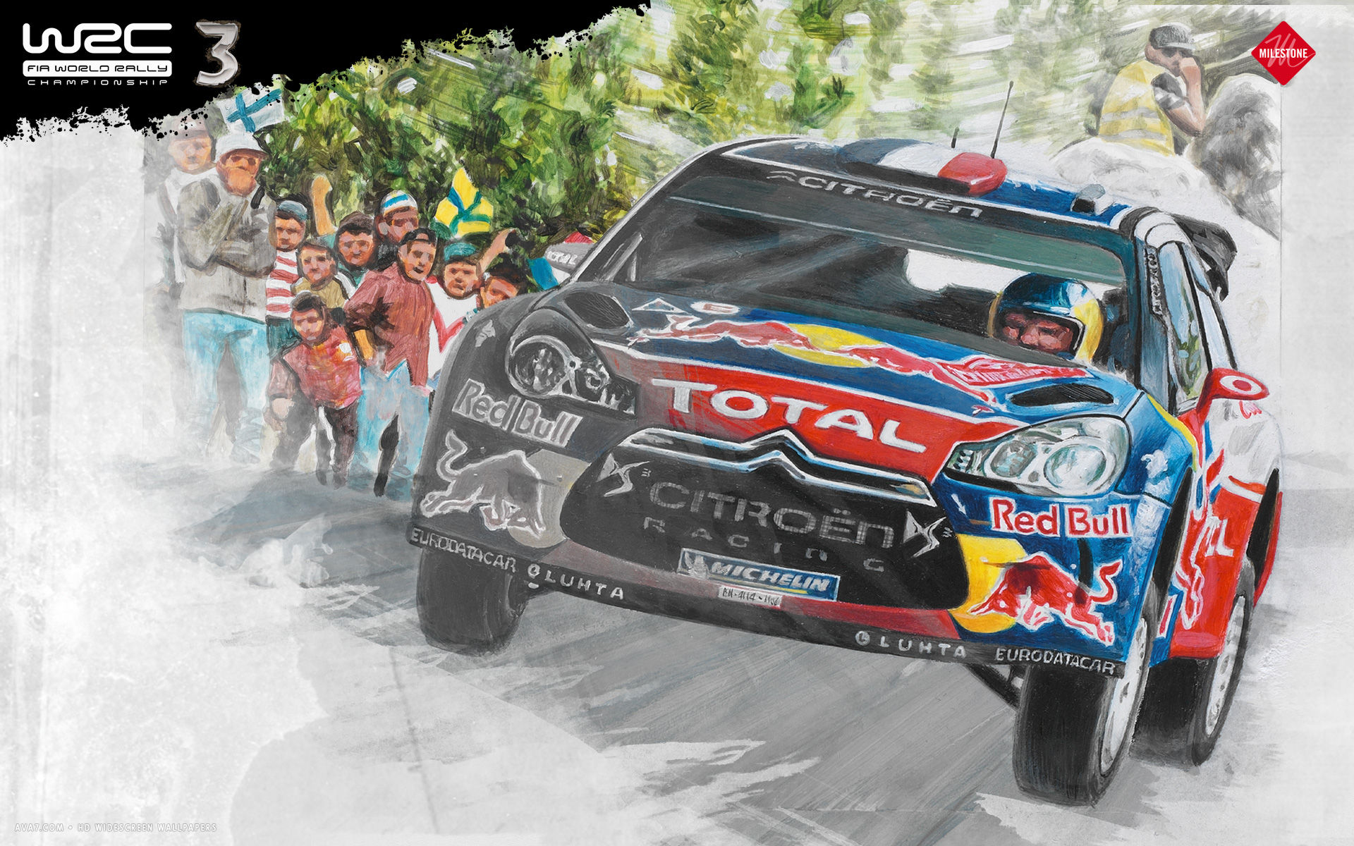 wrc 3 fia world rally championship game hd widescreen wallpaper