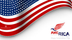 happy independence day 4th of july america flag vector holiday
