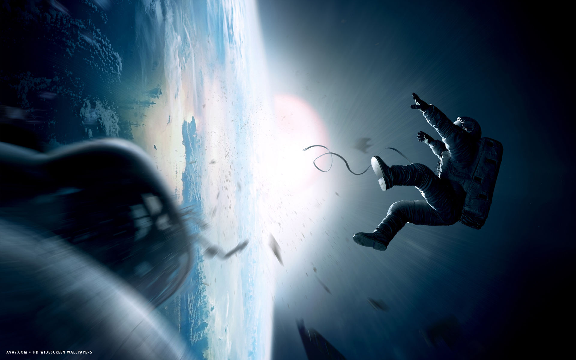 gravity movie hd widescreen wallpaper