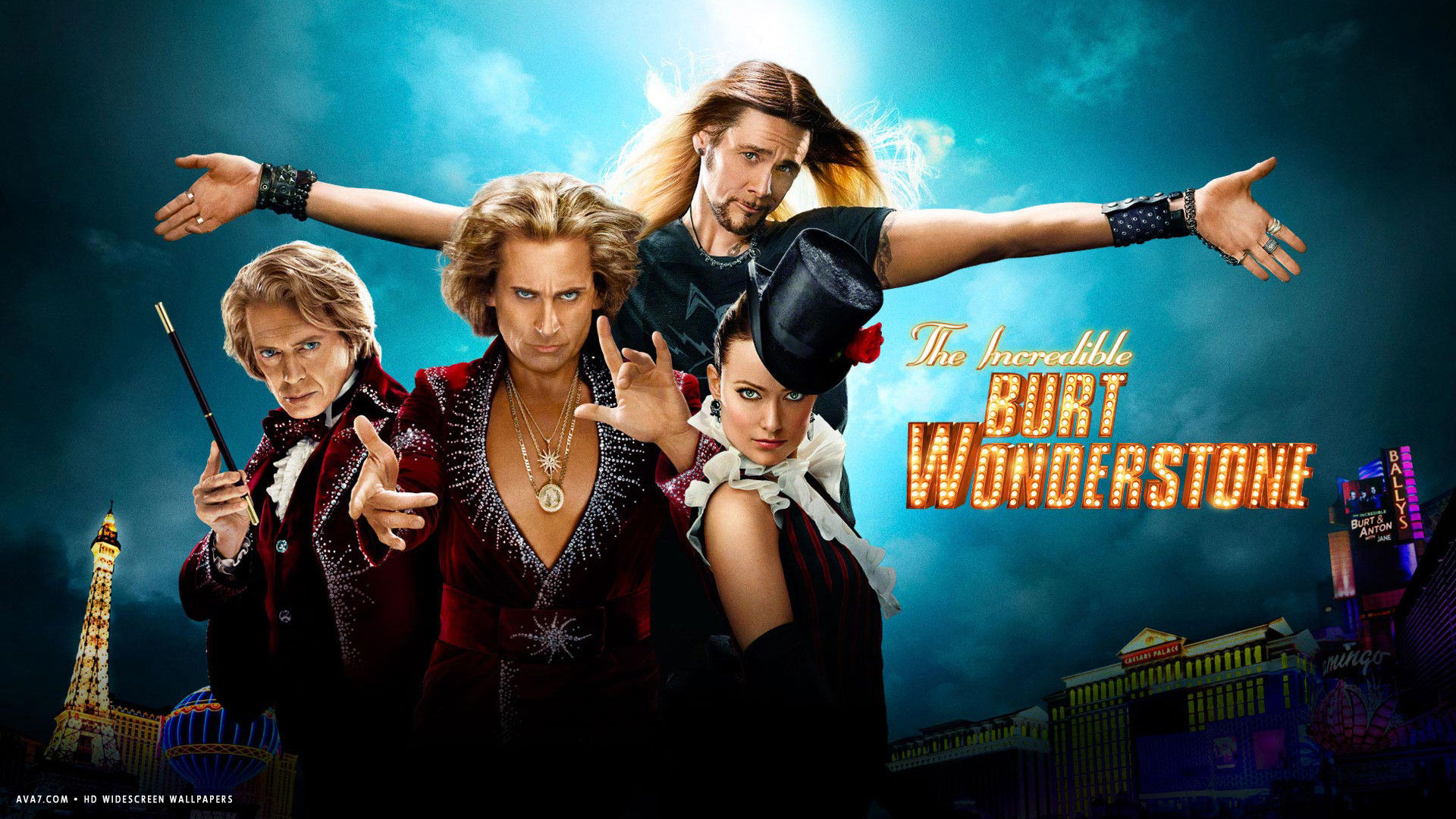 incredible burt wonderstone movie hd widescreen wallpaper