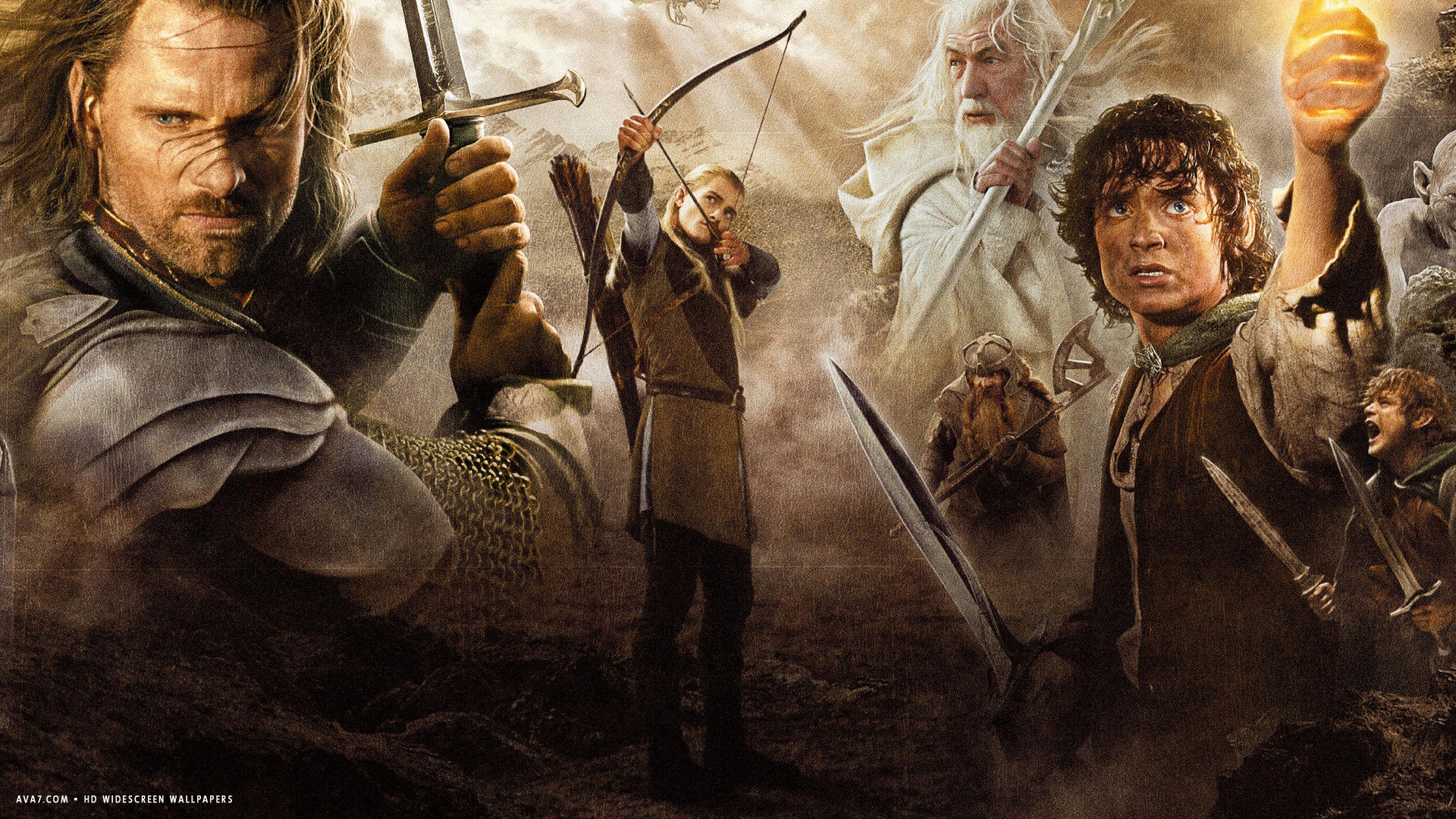 lord of the rings the return of the king movie hd widescreen wallpaper