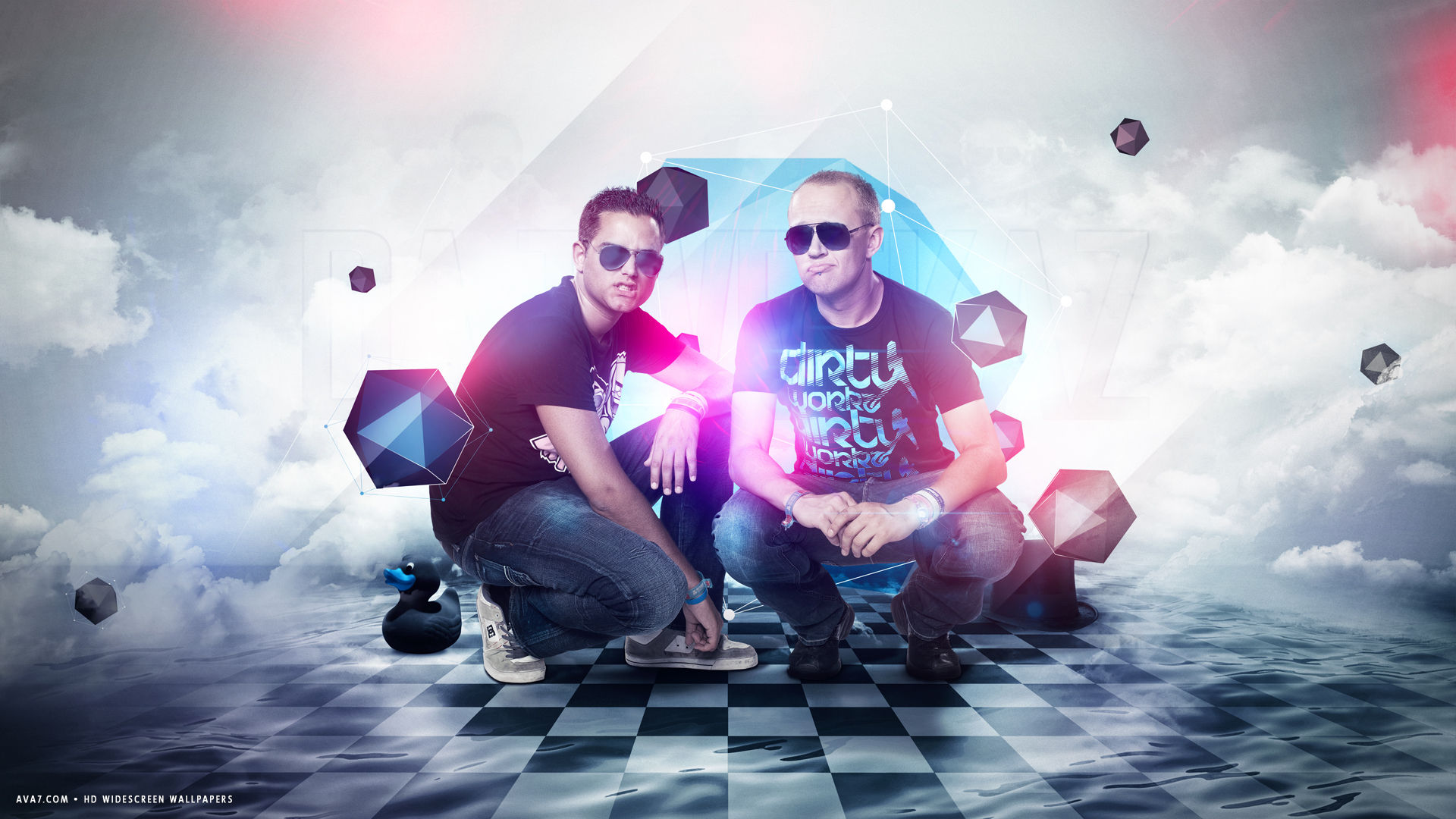 da tweekaz music band group hd widescreen wallpaper