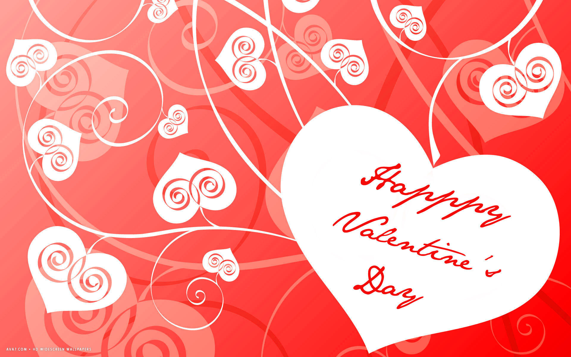 valentines day white heart happy hearts love vector hd widescreen wallpaper